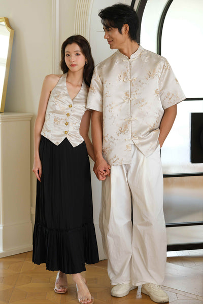 Restock* For Eternity Halter Top (Champagne)