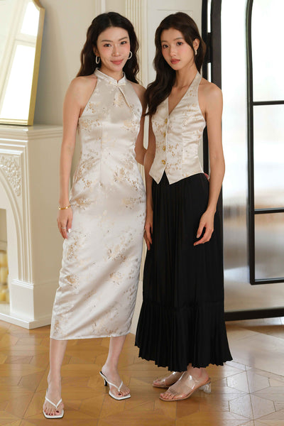 Restock* For Eternity Halter Top (Champagne)