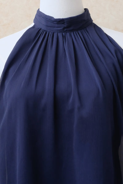 Lenora Halter Top (Navy)