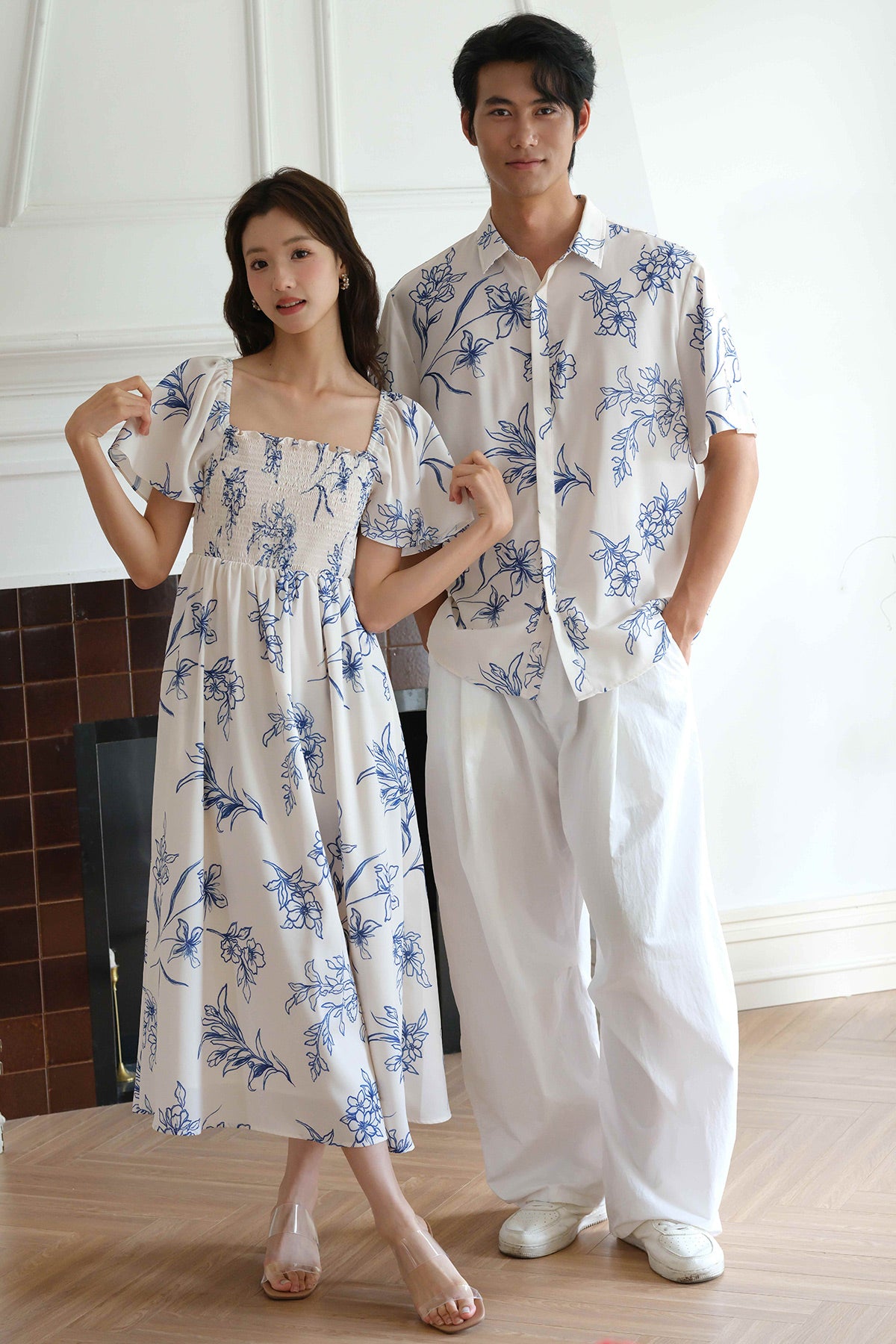 Backorder* With Grace Sleeve Dress (Porcelain)