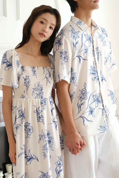 With Grace Collar Shirt (Porcelain)