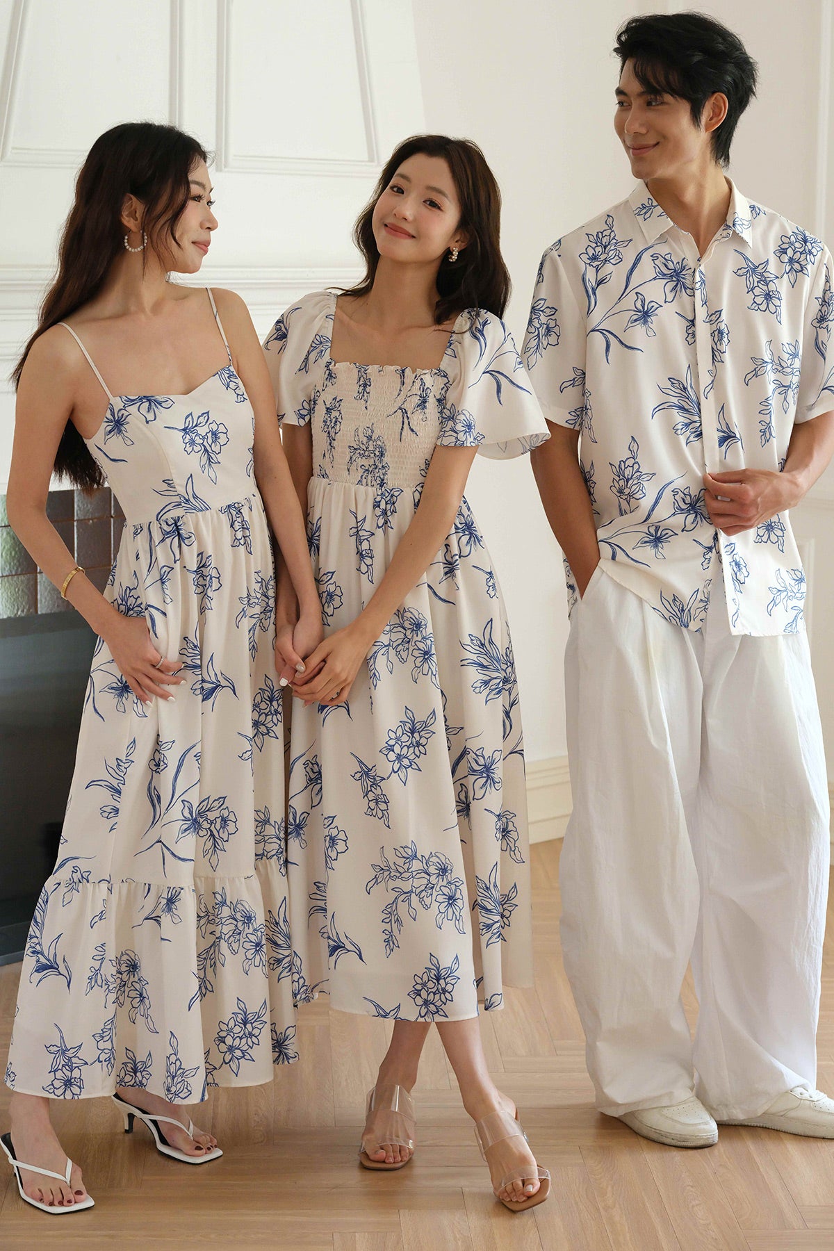 Backorder* With Grace Sleeve Dress (Porcelain)