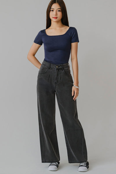 Eva Reversible Tee (Navy)