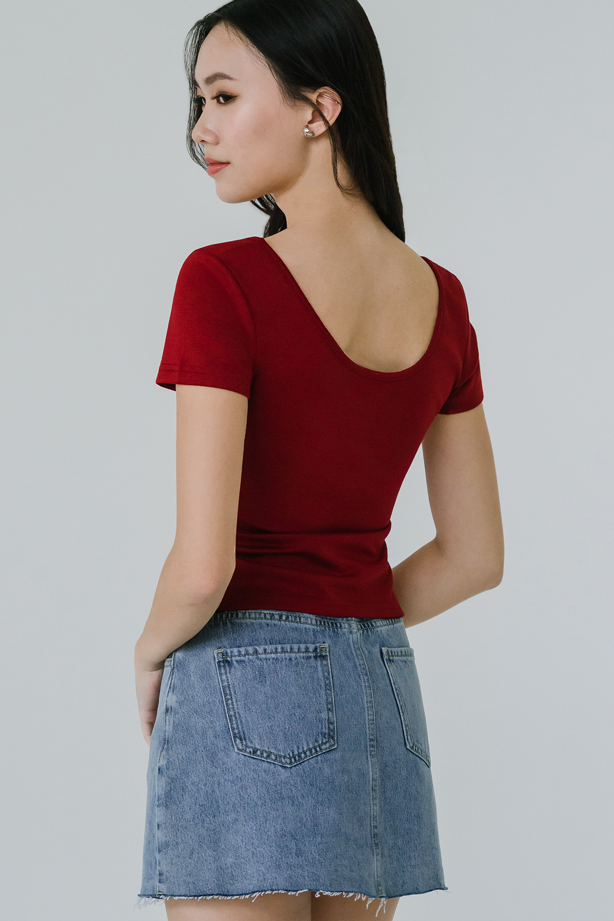 Eva Reversible Tee (Red)