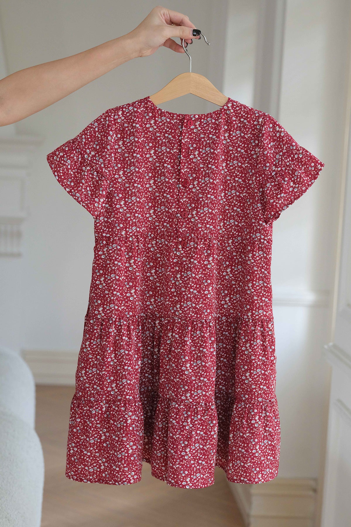 Mini With Grace Dress (Merlot)