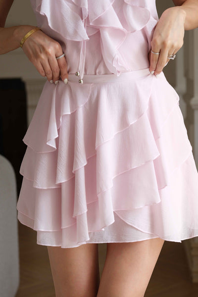 Lucien Ruffle Skort (Pink)