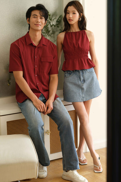 New Romantics Shirt (Crimson)