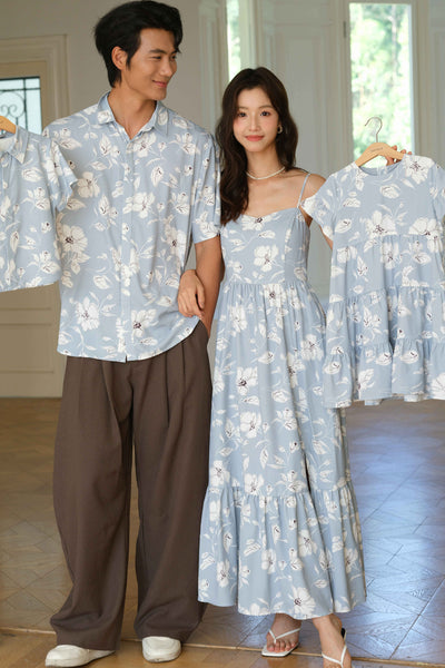 Mini With Grace Collar Shirt (Sky)