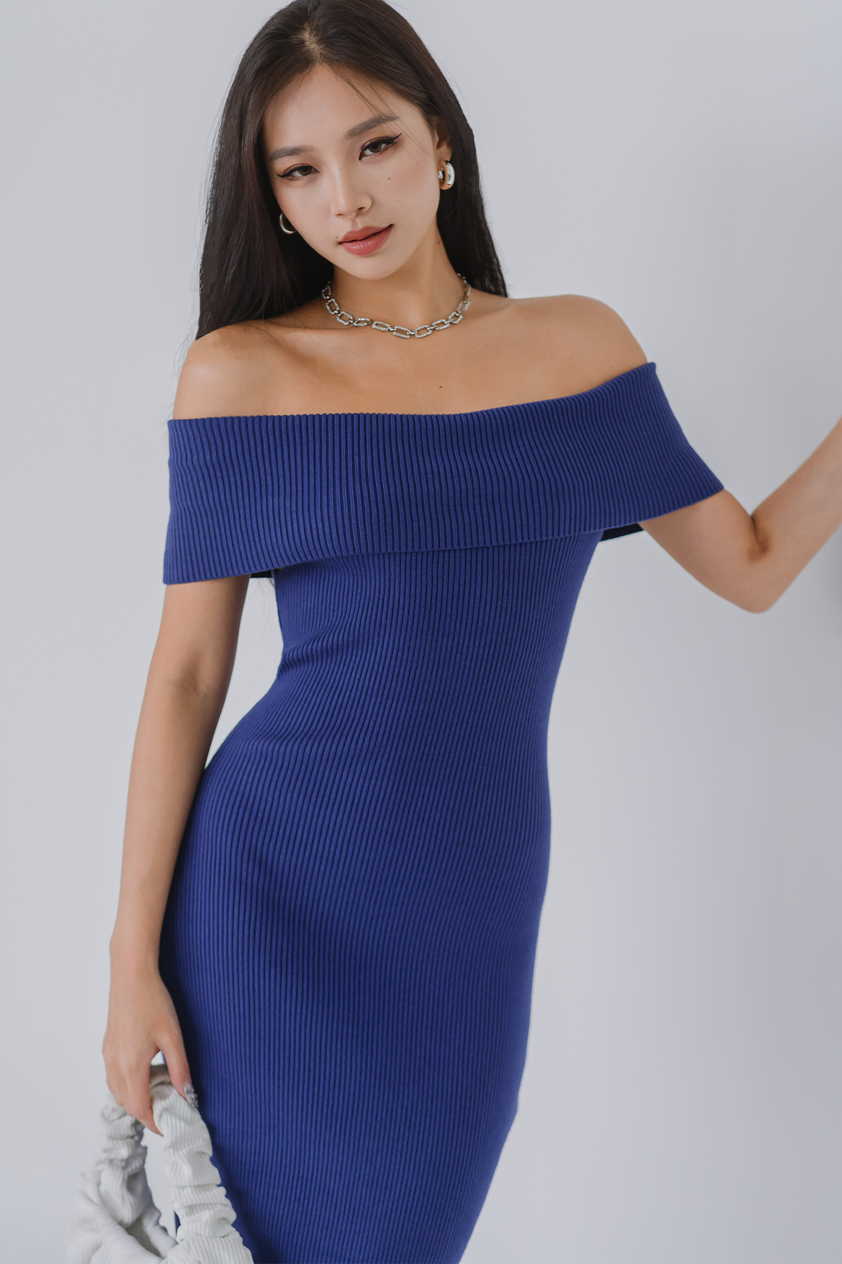 Unconditional Knit Dress (Cobalt)
