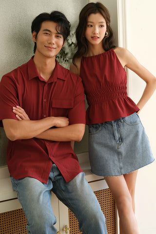 New Romantics Shirt (Crimson)