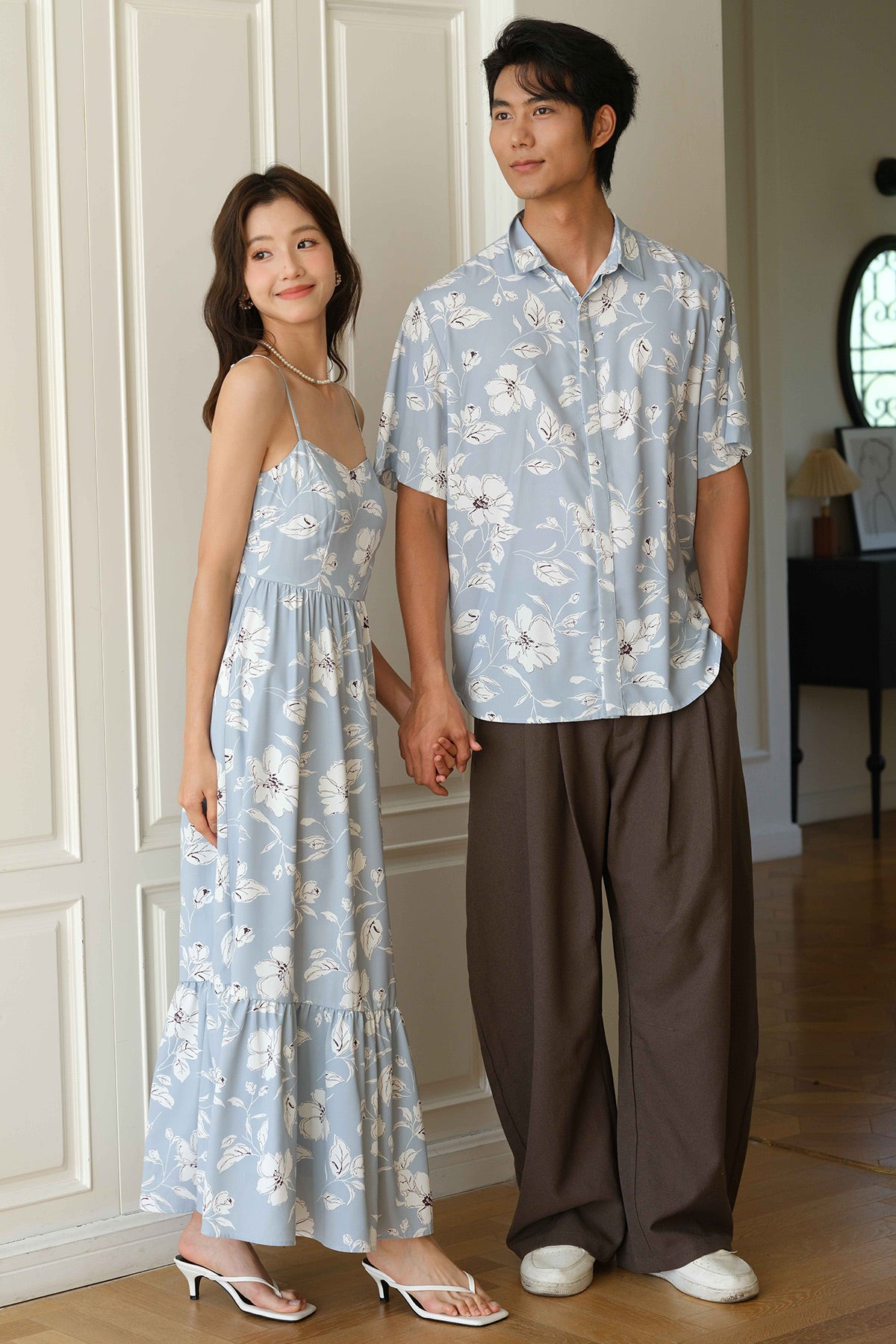 With Grace Padded Dress (Sky)