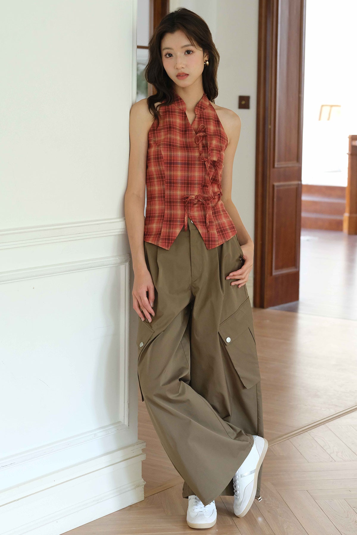 Elowen Cargo Pants (Khaki)