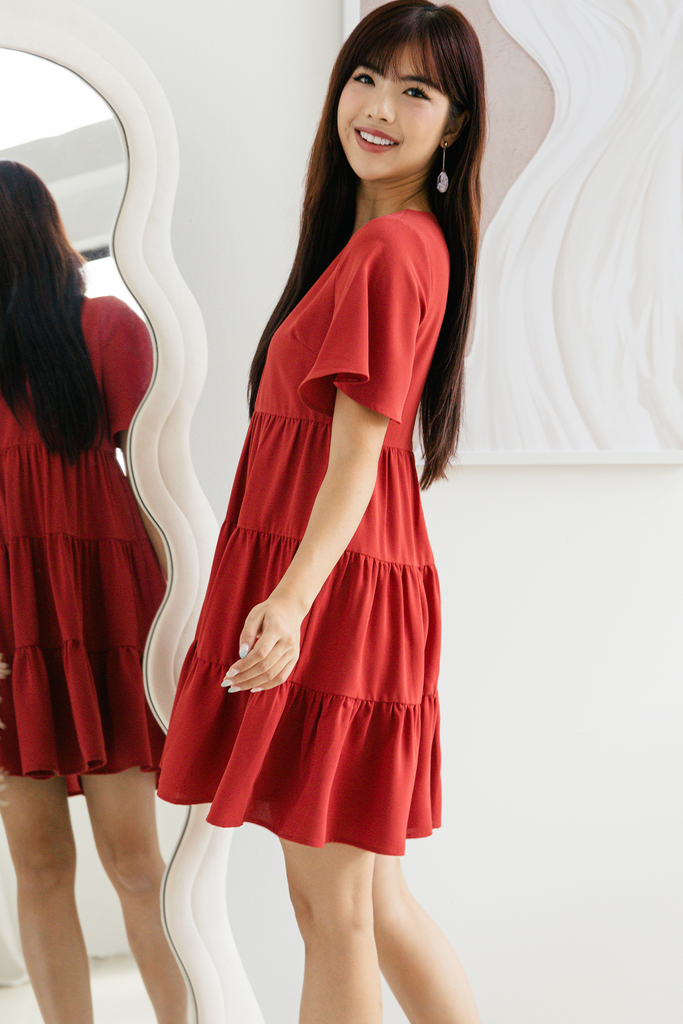 Heartstrings Dress (Red) – Ohvola