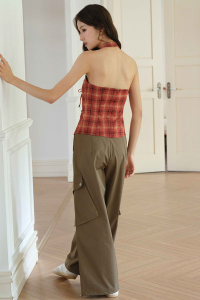 Elowen Cargo Pants (Khaki)