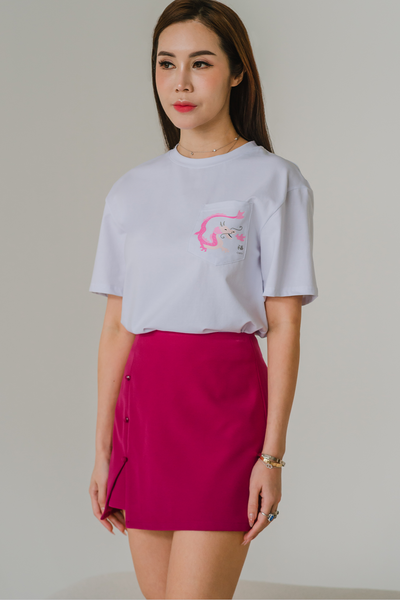Long For You Pocket Tee (Pink)