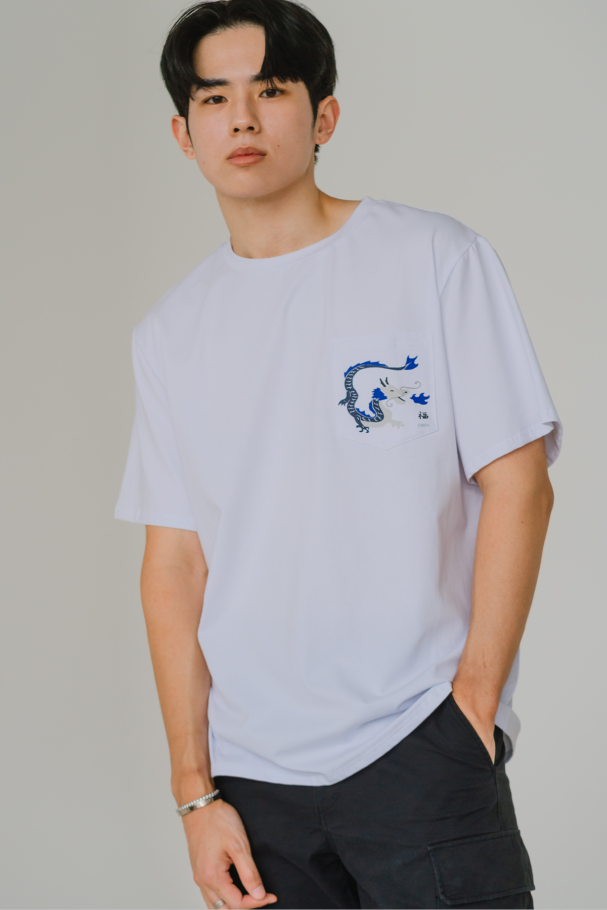 Long For You Pocket Tee (Blue)