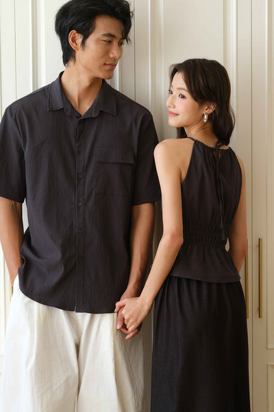 New Romantics Halter Top (Grey)