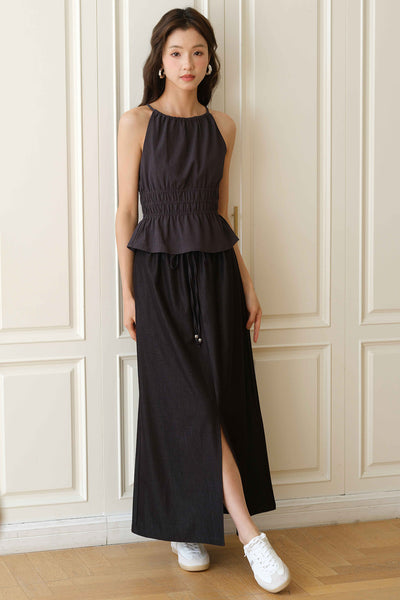 New Romantics Halter Top (Grey)