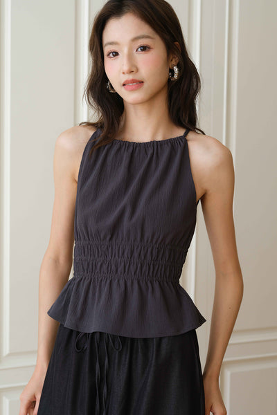 New Romantics Halter Top (Grey)