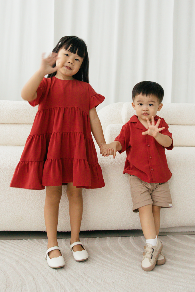 Mini Heartstrings Dress (Red) – Ohvola