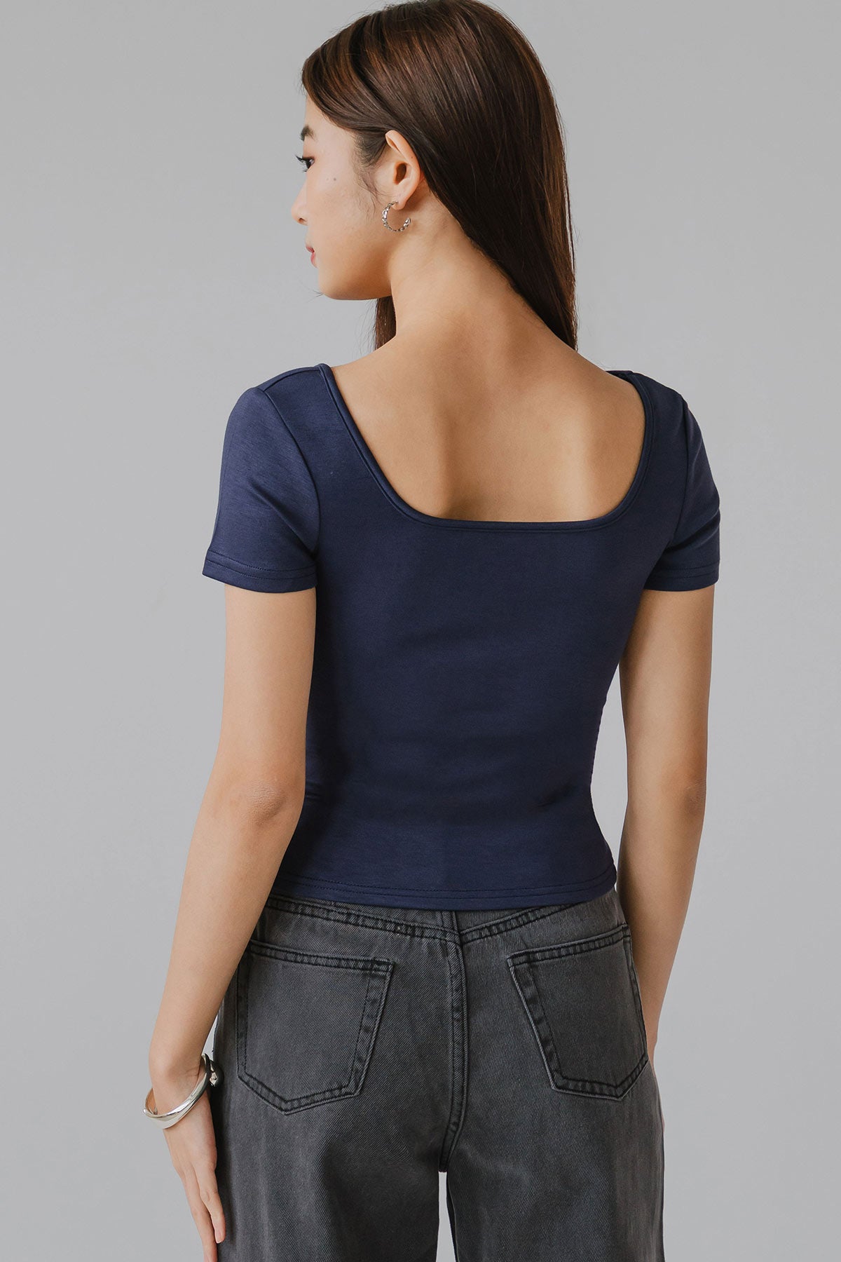 Eva Reversible Tee (Navy)