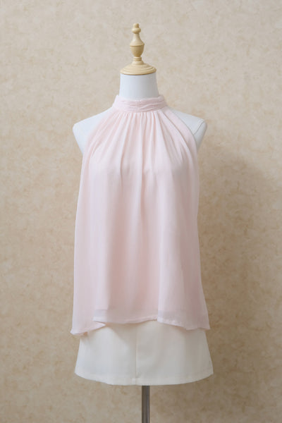 Lenora Halter Top (Light Peach)