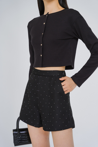 Midnights Sparkle Shorts (Black)