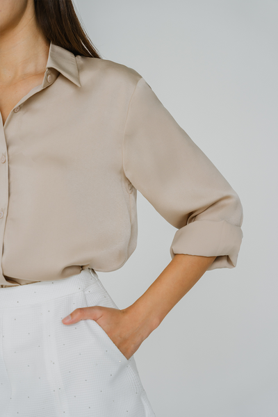 The Empowered Blouse (Champagne)