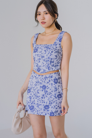 Celestial Embossed Top (Sapphire)