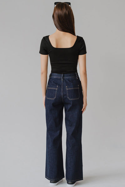 Eva Reversible Tee (Black)