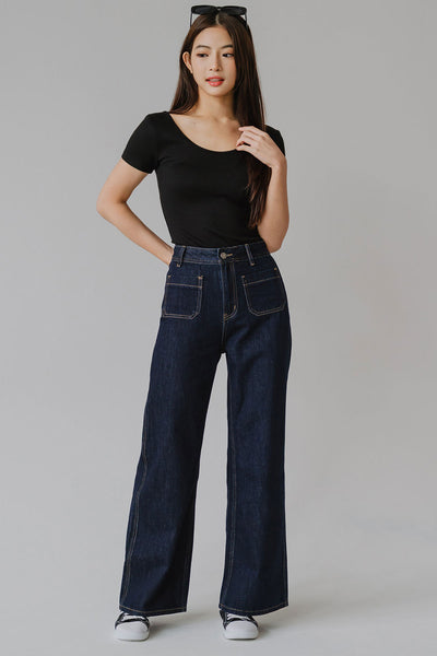 Eva Reversible Tee (Black)