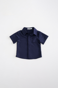 Mini Joy in Wonder Collar Shirt (Navy)