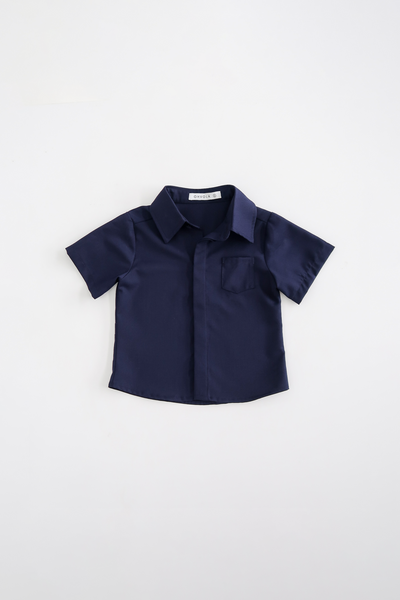 Mini Joy in Wonder Collar Shirt (Navy)
