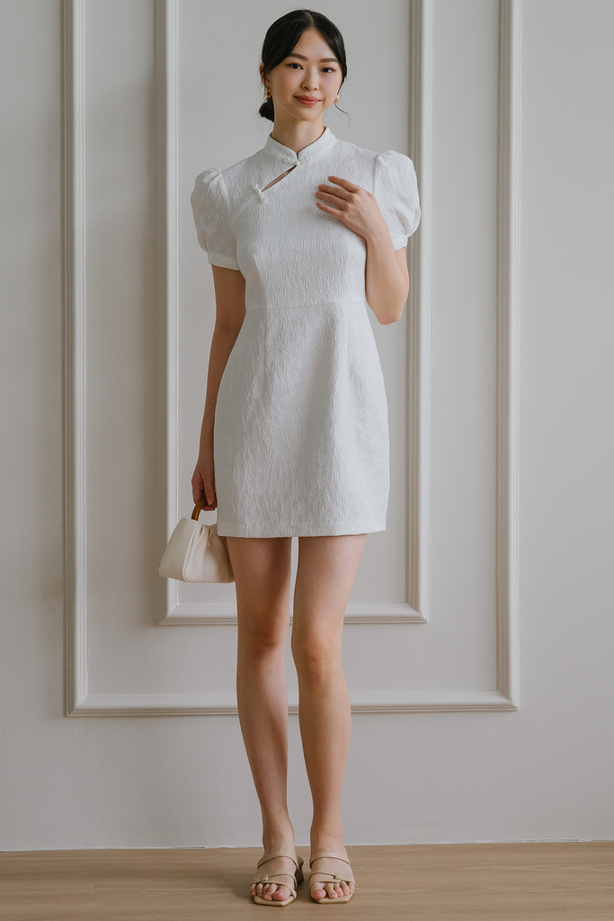 Sol Grace Qipao (White) Ohvola Sol Grace Qipao (White) Ohvola