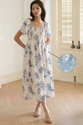 PO: With Grace Sleeve Dress (Sky)