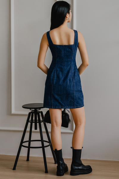 Maison Denim Dress (Dark Blue)