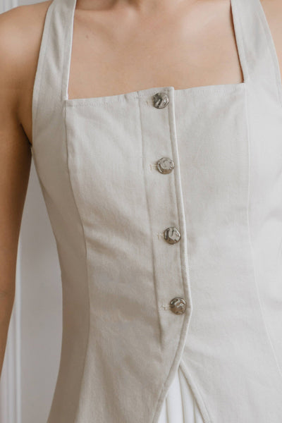 BO* Genevieve Padded Top (Oat)