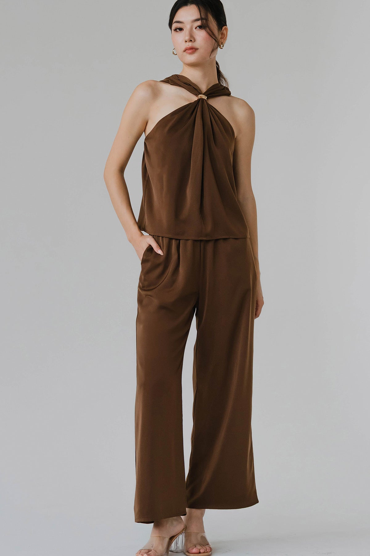 Amalfi Relax Pants (Brown)