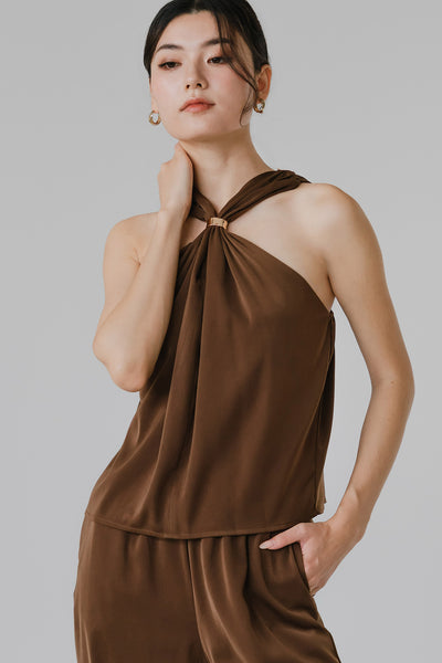 Khalessi Halter Top (Brown)