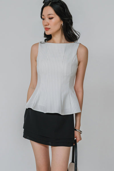 Kristen Tiered Skort (Black)
