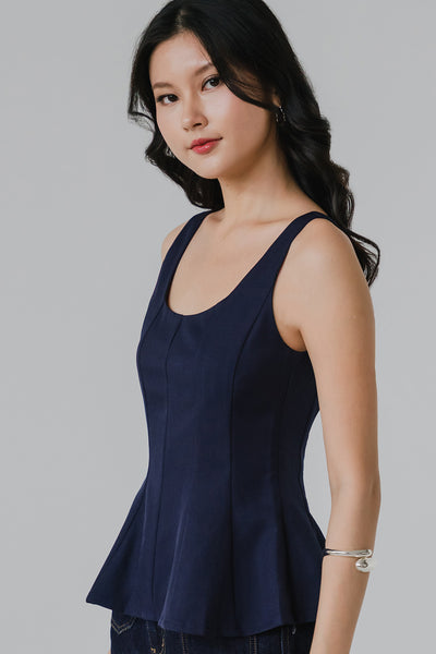 Golden Hour Reversible Top (Navy)