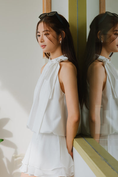 Monique Tie Top (White)