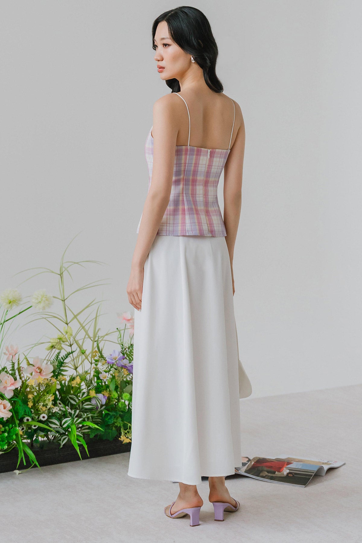 PO* Leila Padded Top (Plaid)