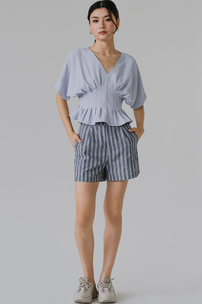 Solene Cinch Top (Sky)