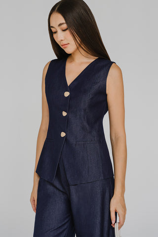 Backorder* Laurent Vest (Navy)