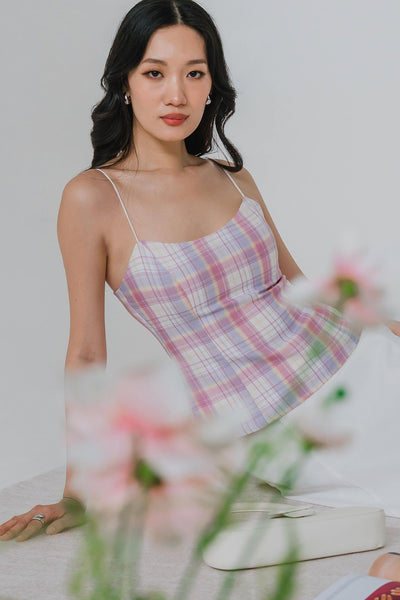 PO* Leila Padded Top (Plaid)