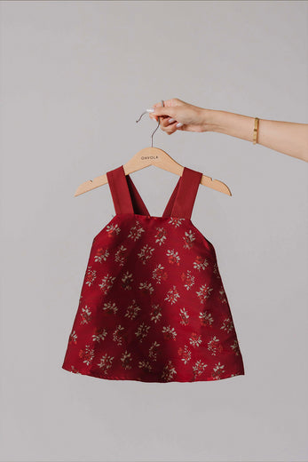 Mini Jia & Bloom Dress (Red)