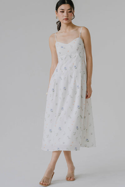 Avelaine Padded Sundress (Floral)