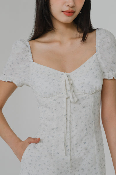 Cassidy Padded Romper Dress (Floral)