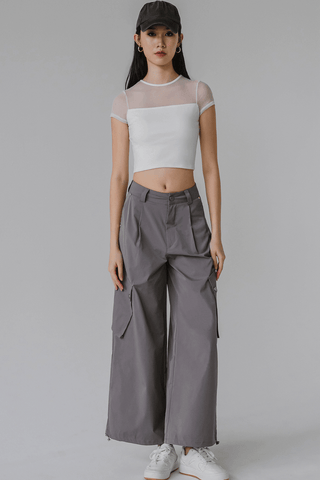 Elowen Cargo Pants (Slate Grey)